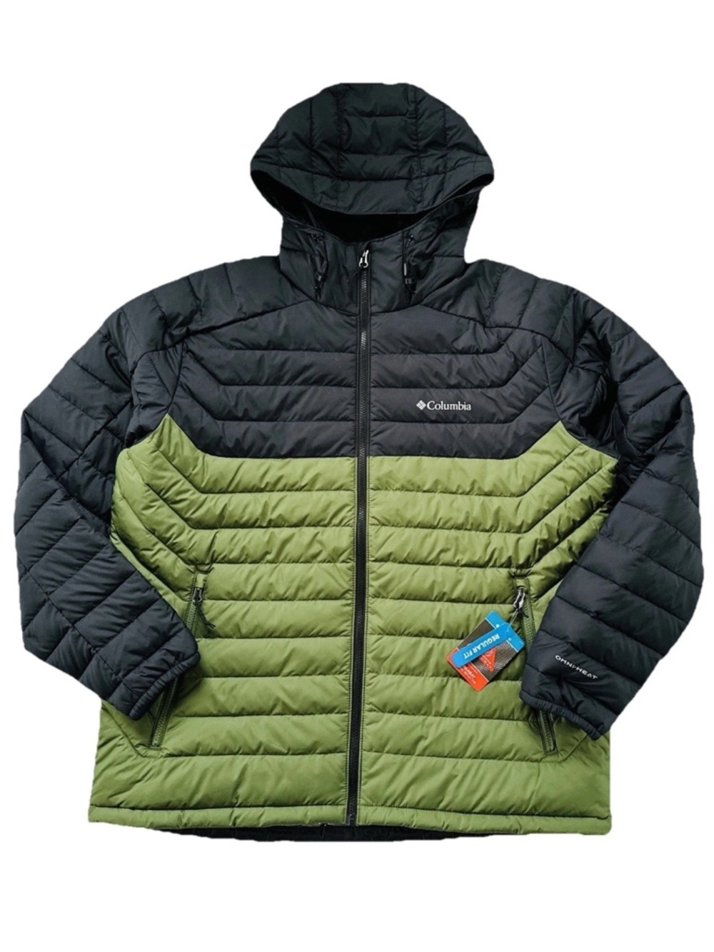 Columbia Men's White Out 1.0 FS Hooded Omni-Heat Down Jacket Size XL